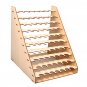 75 Pots Wooden Paint Bottles Storage Rack Holder Modular Master Color Organizer