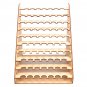 75 Pots Wooden Paint Bottles Storage Rack Holder Modular Master Color Organizer