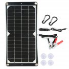 40W Flexible Monocrystalline Solar Panel 18V Battery Charger Kit For Car Van