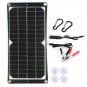 40W Flexible Monocrystalline Solar Panel 18V Battery Charger Kit For Car Van