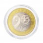 100PCS Rugged Wooden Commemorative Coin Display Case Capsule Holder Storage Collection Box