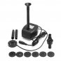 6-24V Solar Water Fountain Pump Water Pump 680LPH Garden Pump Set