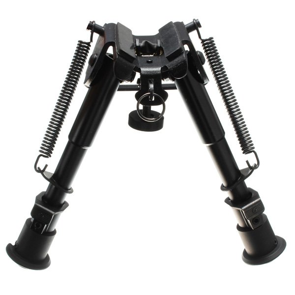 Adjustable Stud Spring 6-9"" Bipod Picatinny Rail Fit Standard 20mm Rail Mount""