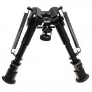 Adjustable Stud Spring 6-9"" Bipod Picatinny Rail Fit Standard 20mm Rail Mount""