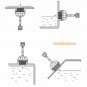 15mA 5V Optical Infrared Water Liquid Level Sensor Liquid Water Level Control Switch