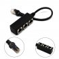 RJ45 Y Splitter Ethernet Cable Adapter 1 Male To 3 Female Port LAN Networking Cable