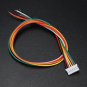 Excellway 10Pcs Mini Micro JST 2.0 PH 6Pin Connector Plug With 30cm Wires Cables