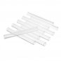 10Pcs 100mm OD 12mm 3mm Thick Wall Borosilicate Glass Blowing Tube