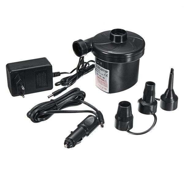 12V Electric Air Pump Electric Vacuum Compression Bags Pump Airbed Boat Inflator