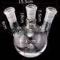 24/40 500ml 3 Neck Round Bottom Flask Bottle Lab Glassware Borosilicate
