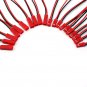 Excellway 20pcs 2 Pins JST Female Connector Plug Cable Wire Line 110mm 22AWG
