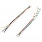 Excellway Mini Micro JST 1.5mm ZH 6-Pin Connector Plug and Wires Cables 15cm 10 Set