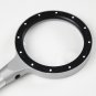 Hand Held 3x 8x Magnifying Glass Lens Magnifier 12 Light Reading Newspaper Gift