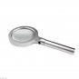 Hand Held 3x 8x Magnifying Glass Lens Magnifier 12 Light Reading Newspaper Gift