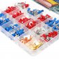 350pcs PVC Terminal Blocks Wire Terminals Connectors+328pcs Heat Shrink Tube with Storage Box