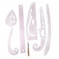 6 Set Clear Straight Curve Ruler Drawing Line Sewing Dressmaking Design Tools
