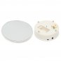 ABS 360 Degree Jewelry Mirror Effect Rotary Display Stand Turn Table