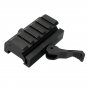 Quick Release Low Profile Compact Riser Quick Detachable 20mm Picatinny Rail Mount Adapter