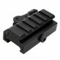 Quick Release Low Profile Compact Riser Quick Detachable 20mm Picatinny Rail Mount Adapter