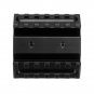 Double Sided 45 Degree Angle Offset Picatinny Rail Mount Scope Laser Holder Rail Adapter 6 Slots