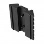 Double Sided 45 Degree Angle Offset Picatinny Rail Mount Scope Laser Holder Rail Adapter 6 Slots