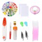 77Pcs Embroidery Circles Set 50 Colors Thread Sewing Tool Adjustable Skein