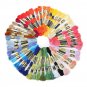 77Pcs Embroidery Circles Set 50 Colors Thread Sewing Tool Adjustable Skein