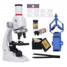 Simulation Science Education Experiment HD 1200x Biological Microscope With Phone Holder Toy Childre