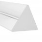 20cm Optical Glass Crystal Triple Triangular Prism Photography or Teaching Physics Light Spectrum