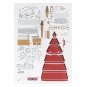 1:100 British Royal Navy HMS M15 M15-class Monitor DIY Handcraft Paper Model Kit Education Toys