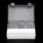 30Pcs/Lot 25mm/27mm/30mm/40mm Clear Plastic Coin Holder Capsules Cases Round Storage Ring Boxes