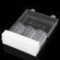 30Pcs/Lot 25mm/27mm/30mm/40mm Clear Plastic Coin Holder Capsules Cases Round Storage Ring Boxes