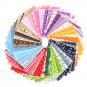 56Pcs Cotton Cloth Fabric Sewing Patchwork DIY Clothing Craft Quilting