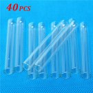 40Pcs 13x100mm Lab Chemistry Borosilicate Glass Test Tubes