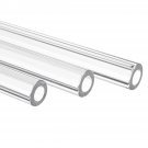 10Pcs 250mm OD 12mm 1.5mm Thick Wall Borosilicate Glass Blowing Tube