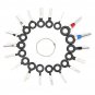 18Pcs Terminal Removal Tool Kit Wiring Connector Pin Release Extractor Electrical Wiring Extractor