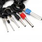 18Pcs Terminal Removal Tool Kit Wiring Connector Pin Release Extractor Electrical Wiring Extractor