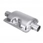 Stainless Exhaust Muffler Silencer Clamps Bracket Gas Vent Hose Portable Pipe Silence For Air Diesel
