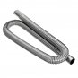 Stainless Exhaust Muffler Silencer Clamps Bracket Gas Vent Hose Portable Pipe Silence For Air Diesel