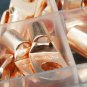 60Pcs SC Bare Copper Terminals Circular Splice Ring Terminal Cable Wire Connector with Plastic Box