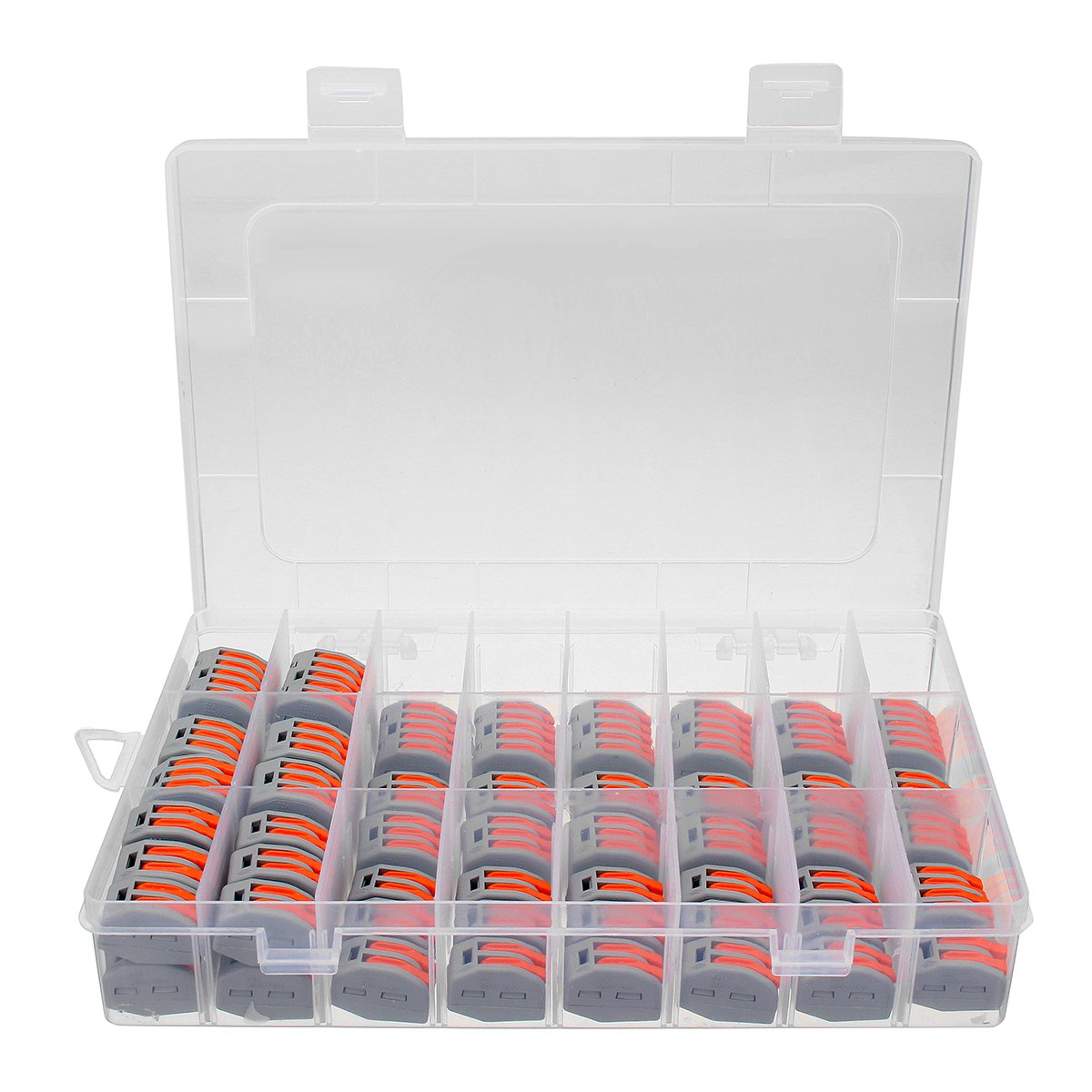 Excellway 60Pc 2/3/5 Hole Electrical Connectors Wire Block Electrical Wire Connector Terminal