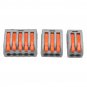 Excellway 60Pc 2/3/5 Hole Electrical Connectors Wire Block Electrical Wire Connector Terminal