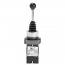 600V Spring Return Joystick Self-Reset Switch 4 Position 4NO XD2PA24CR Black