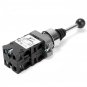 600V Spring Return Joystick Self-Reset Switch 4 Position 4NO XD2PA24CR Black