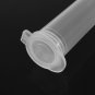 100Pcs 7ml Centrifuge Test Tube Vial Container Clear Plastic with Snap Cap