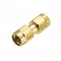 Excellway CA01 2Pcs Copper SMA Male To SMA Male Plug RF Coaxial Adapter Connector