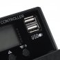PWM 20A 12V/24V Auto Solar Panel Solar Charge Controller Battery Charge Adapter LCD USB