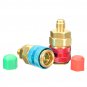 A/C R134A R12 Quick Connector Adapter Coupler Auto Manifold Gauge Low/High HVAC