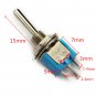 Wendao SMTS-102 ON/ON AC 125V 6A 2 Pins Mini Toggle Rocker Switch 10pcs