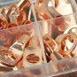 60Pcs SC Series Bare Terminals Wire Connector Terminal Copper Lug Ring Seal Wire Connectors Assorted